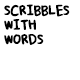 Scribbles with words